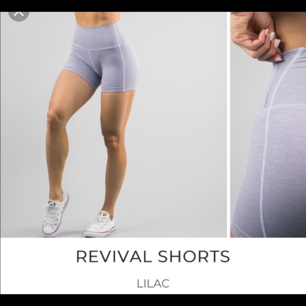 Alphalete Revival Shorts xs lilac